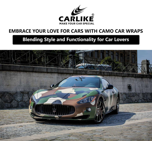 Camo Wrap Cars: Blending Style and Functionality for Car Lovers - CARLIKE WRAP