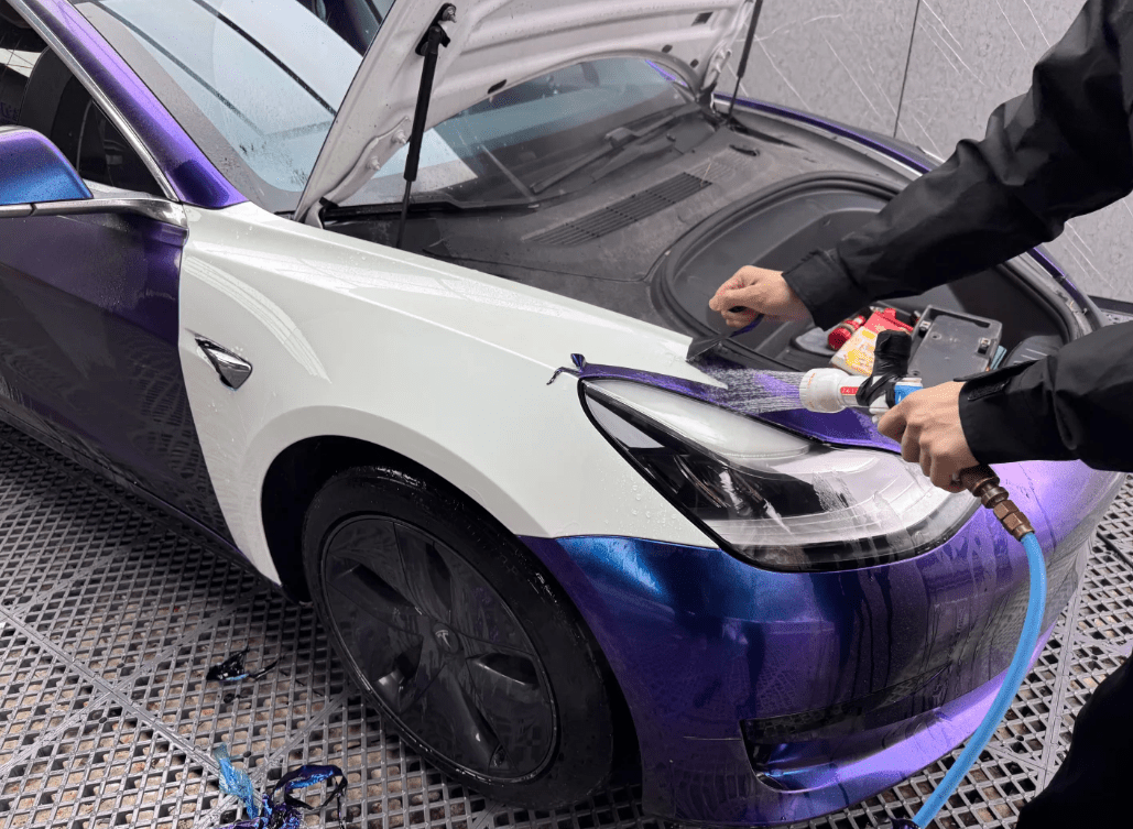 Car Wrap: Why "low initial tack glue" and not leave glue? - CARLIKE WRAP
