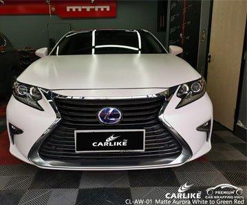 CARLIKE CL-AW-01 matte aurora white to green red vinyl for lexus - CARLIKE WRAP