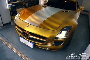 CARLIKE CL-CB-05 VINILO CROMADO ORO CEPILLADO Para MERCEDES-BENZ