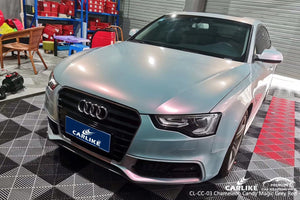 CARLIKE CL-CC-03 CHAMELEON CANDY MAGIC GRIS VINILO ROJO Para Audi