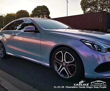 CARLIKE CL-CC-05 chameleon candy magic grey purple vinyl auto body color film Saarland Germany - CARLIKE WRAP