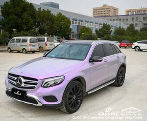 CARLIKE CL-CC-05 chameleon candy magic grey purple vinyl for Mercedes-Benz