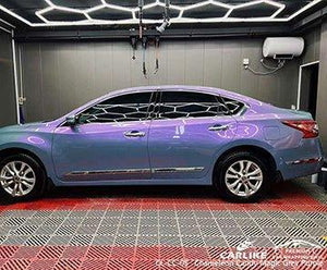 CARLIKE CL-CC-05 chameleon candy magic grey purple vinyl for nissan