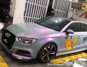 CARLIKE CL-CC-05 CHAMELEON CANDY MÁGICO GRIS PÚRPURA ENVOLTURA DE VINILO AUDI 