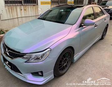 CARLIKE CL-CC-05 CHAMELEON CANDY MAGIC GREY PURPLE VINYL WRAP TOYOTA - CARLIKE WRAP