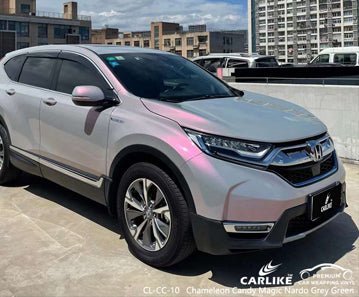 CARLIKE CL-CC-10 chameleon candy magic nardo grey green vinyl for honda - CARLIKE WRAP