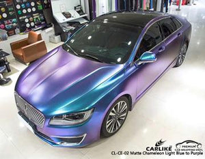 CARLIKE CL-CE-02 CHAMELEON ELECTRO METALLIC LIGHT BLUE TO PURPLE VINYL