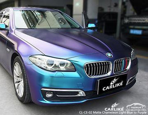 CARLIKE CL-CE-02 CHAMELEON ELECTRO METALIZADO AZUL CLARO A PÚRPURA ENVOLTURA DE VINILO BMW 