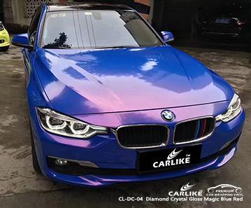 CARLIKE CL-DC-04 diamond crystal gloss magic blue red vinyl premium auto film Mississippi United States - CARLIKE WRAP