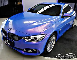 CARLIKE CL-DC-04 ENVOLTURA DE VINILO ROJO AZUL MÁGICO DE CRISTAL DE DIAMANTE BMW 