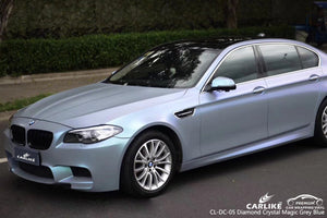 CARLIKE CL-DC-05 DIAMOND CRYSTAL MAGIC GREY BLUE VINYL For BMW