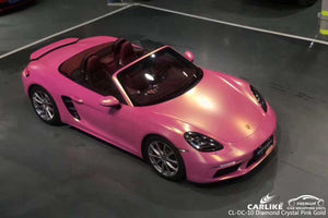 CARLIKE CL-DC-10 VINILO ORO ROSA CRISTAL DIAMANTE PARA PORSCHE