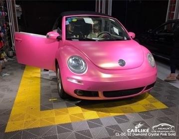 CARLIKE CL-DC-10 DIAMOND CRYSTAL PINK GOLD VINYL WRAP VOLKSWAGEN - CARLIKE WRAP