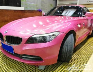 CARLIKE CL-DC-11 ENVOLTURA DE VINILO ROSA CLARO CRISTAL DE DIAMANTE BMW 