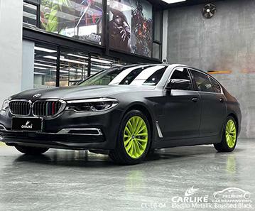 CARLIKE CL-EB-04 electro metallic brushed black vinyl for bmw - CARLIKE WRAP