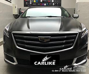 CARLIKE CL-EM-01 película premium de vinilo negro satinado electro metálico mate para coche Nebraska Estados Unidos