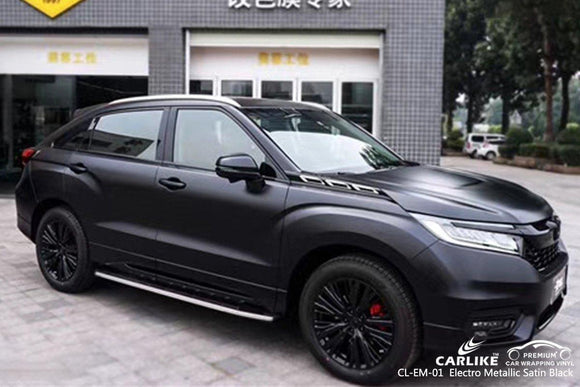 CARLIKE CL-EM-01 satin black matte electro metallic auto wrapping film Kayseri Turkey - CARLIKE WRAP