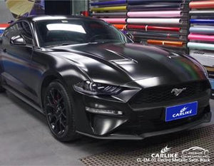 CARLIKE CL-EM-01 VINILO ELECTROMETÁLICO NEGRO SATINADO MATE FORD MUSTANG 