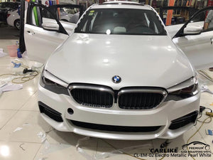 CARLIKE CL-EM-02 VINILO ELECTROMETÁLICO MATE BLANCO PERLA En BMW 