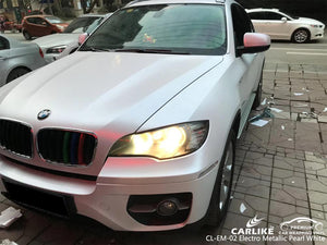 CARLIKE CL-EM-02 VINILO ELECTROMETÁLICO MATE BLANCO PERLA En BMW 