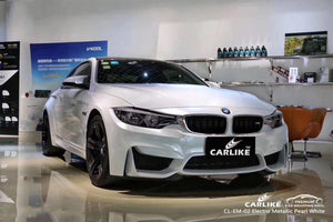 CARLIKE CL-EM-02 envoltura de vinilo electro metálico mate blanco perla bmw Davao Filipinas