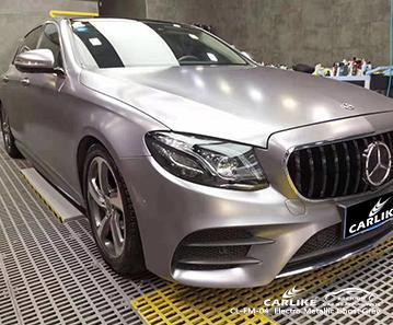 CARLIKE CL-EM-04 matte electro metallic ghost grey vinyl Low-viscosity glueauto wraps Madagascar - CARLIKE WRAP