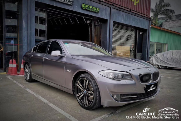 CARLIKE CL-EM-05 STEEL GREY MATTE ELECTRO METALLIC VINYL FOR BMW - CARLIKE WRAP