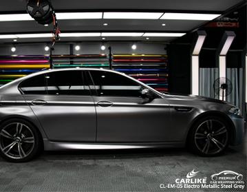 CARLIKE CL-EM-05 STEEL GREY MATTE ELECTRO METALLIC VINYL WRAP BMW - CARLIKE WRAP