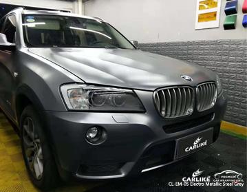 CARLIKE CL-EM-05 STEEL GREY MATTE ELECTRO METALLIC VINYL WRAP BMW - CARLIKE WRAP