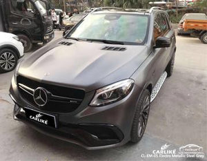 CARLIKE CL-EM-05 VINILO ELECTROMETÁLICO MATE GRIS ACERO MERCEDES-BENZ 