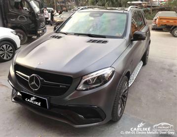 CARLIKE CL-EM-05 STEEL GREY MATTE ELECTRO METALLIC VINYL WRAP MERCEDES-BENZ - CARLIKE WRAP