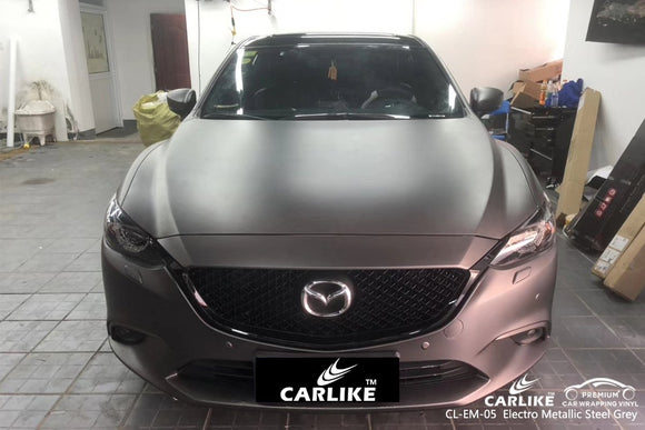 CARLIKE CL-EM-05 steel grey matte electro metallic vinyl wrapping car Adana Turkey - CARLIKE WRAP