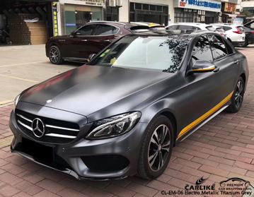 CARLIKE CL-EM-06 TITANIUM GREY MATTE ELECTRO METALLIC VINYL - CARLIKE WRAP