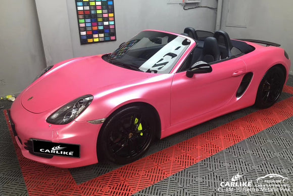 CARLIKE CL-EM-10 PINK MATTE ELECTRO METALLIC VINYL For Wrap Car - CARLIKE WRAP