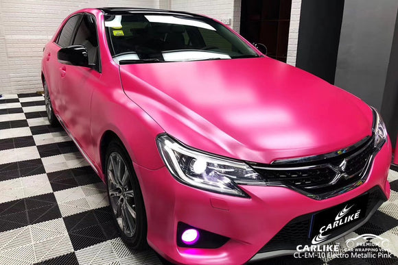 CARLIKE CL-EM-10 PINK MATTE ELECTRO METALLIC VINYL For Wrap Car - CARLIKE WRAP