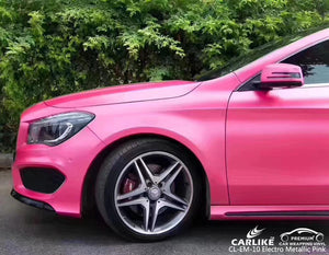 CARLIKE CL-EM-10 PINK MATTE ELECTRO METALLIC VINYL WRAP MERCEDES-BENZ