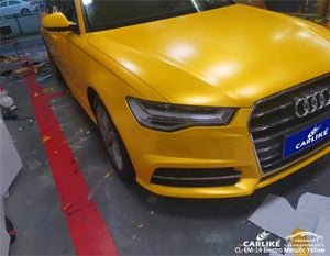 CARLIKE CL-EM-14 ENVOLTURA DE VINILO ELECTROMETÁLICO AMARILLO MATE AUDI 