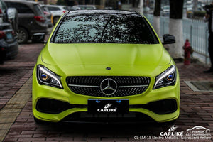 CARLIKE CL-EM-15 VINILO ELECTROMETÁLICO MATE AMARILLO FLUORESCENTE Para Mercedes