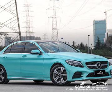 CARLIKE CL-EM-17 matte electro metallic mint green vinyl for Mercedes-Benz - CARLIKE WRAP