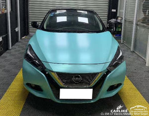 CARLIKE CL-EM-17 MINT GREEN MATTE ELECTRO METALLIC VINYL WRAP NISSAN