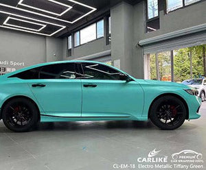 CARLIKE CL-EM-18 matte electro metallic tiffany green vinyl for audi