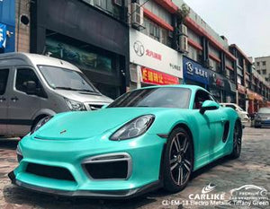 CARLIKE CL-EM-18 TIFFANY VERDE MATE ELECTRO METALIZADO ENVOLVENTE PORSCHE 