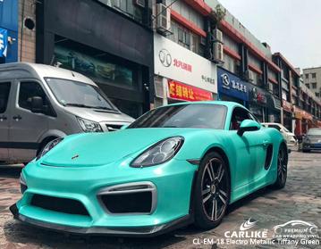 CARLIKE CL-EM-18 TIFFANY GREEN MATTE ELECTRO METALLIC WRAP PORSCHE - CARLIKE WRAP