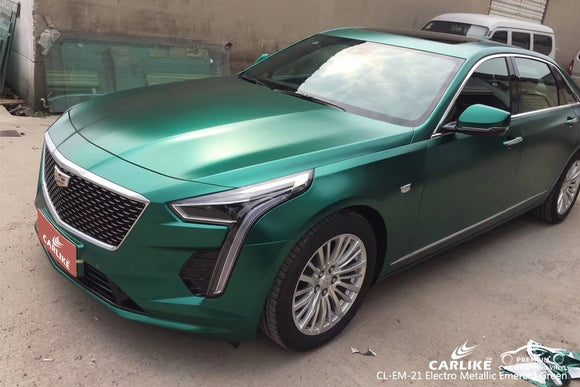 CARLIKE CL-EM-21 EMERALD GREEN MATTE ELECTRO METALLIC VINYL FOR WRAP CAR - CARLIKE WRAP