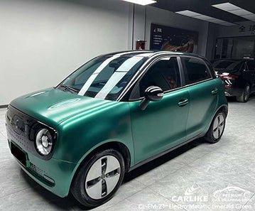 CARLIKE CL-EM-21 matte electro metallic emerald green vinyl - CARLIKE WRAP