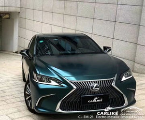 CARLIKE CL-EM-21 vinilo mate electro metalizado verde esmeralda para lexus