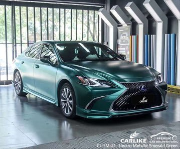 CARLIKE CL-EM-21 matte electro metallic emerald green vinyl for lexus - CARLIKE WRAP