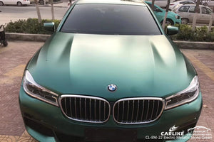 CARLIKE CL-EM-22 VINILO ELECTROMETÁLICO MATE VERDE PIEDRA Para envoltura de automóvil