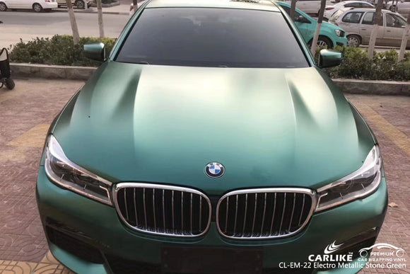 CARLIKE CL-EM-22 STONE GREEN MATTE ELECTRO METALLIC VINYL For Car Wrap - CARLIKE WRAP